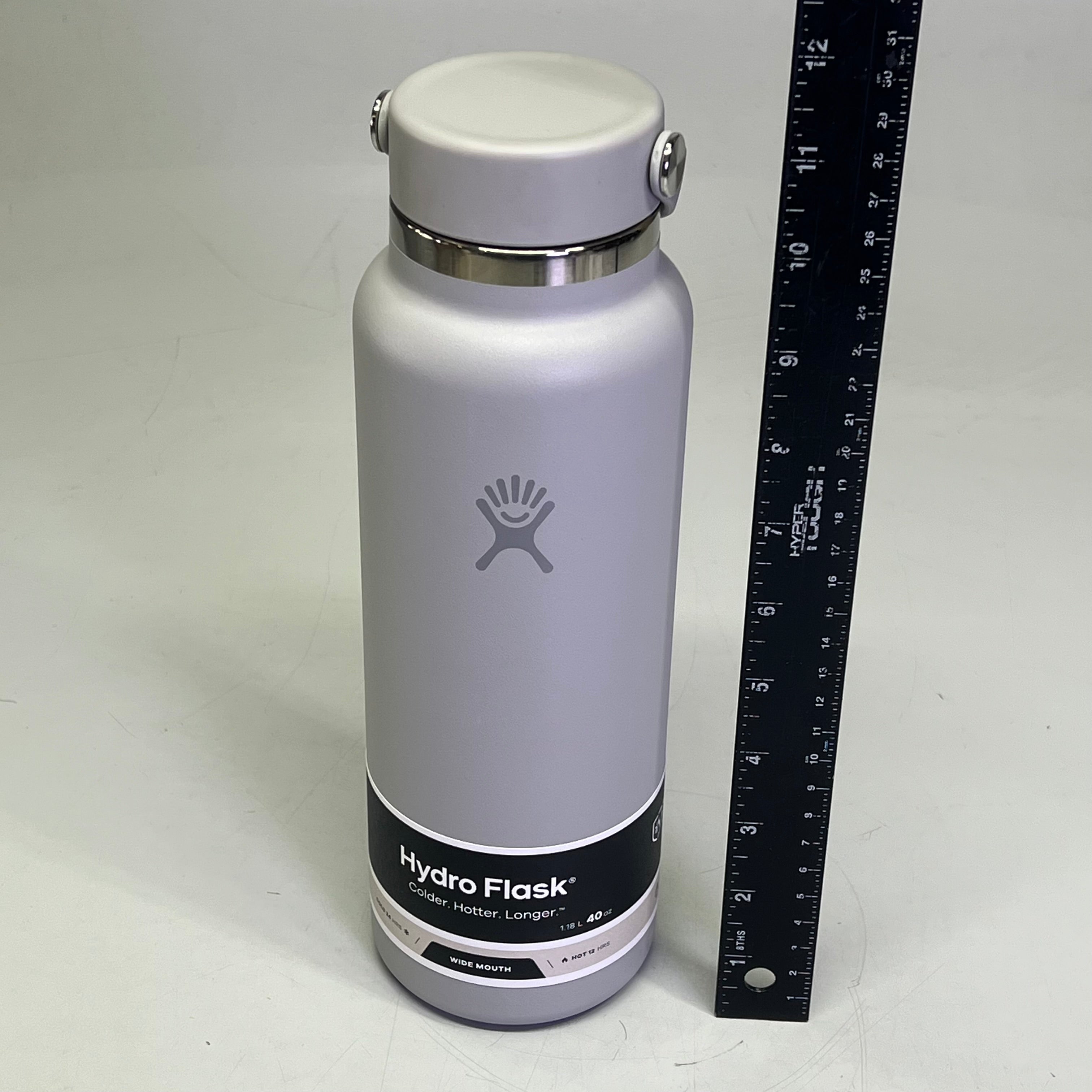 40oz Stainless Steel Insulated Wide Mouth Water Bottle