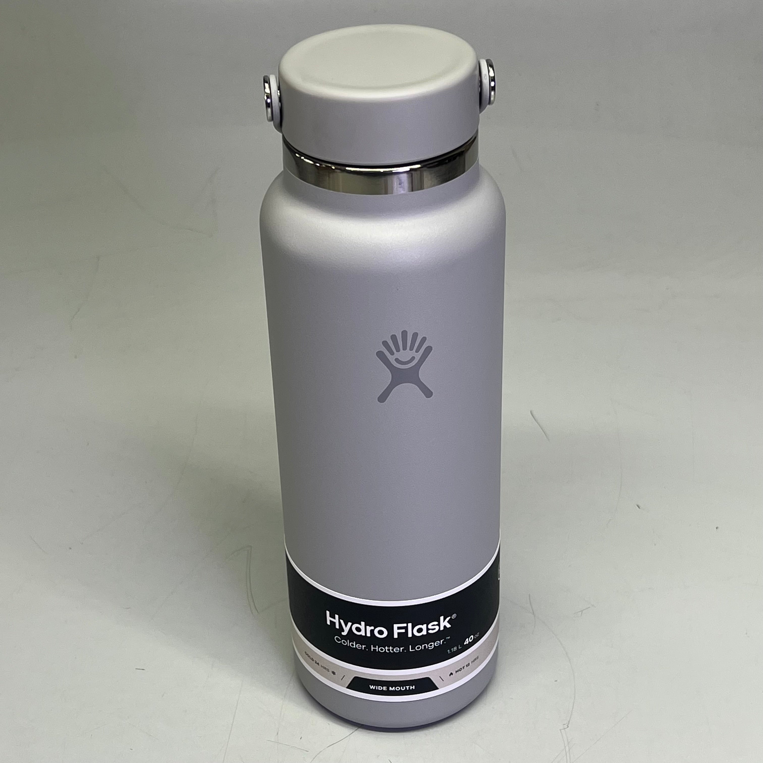 40oz Stainless Steel Insulated Wide Mouth Water Bottle