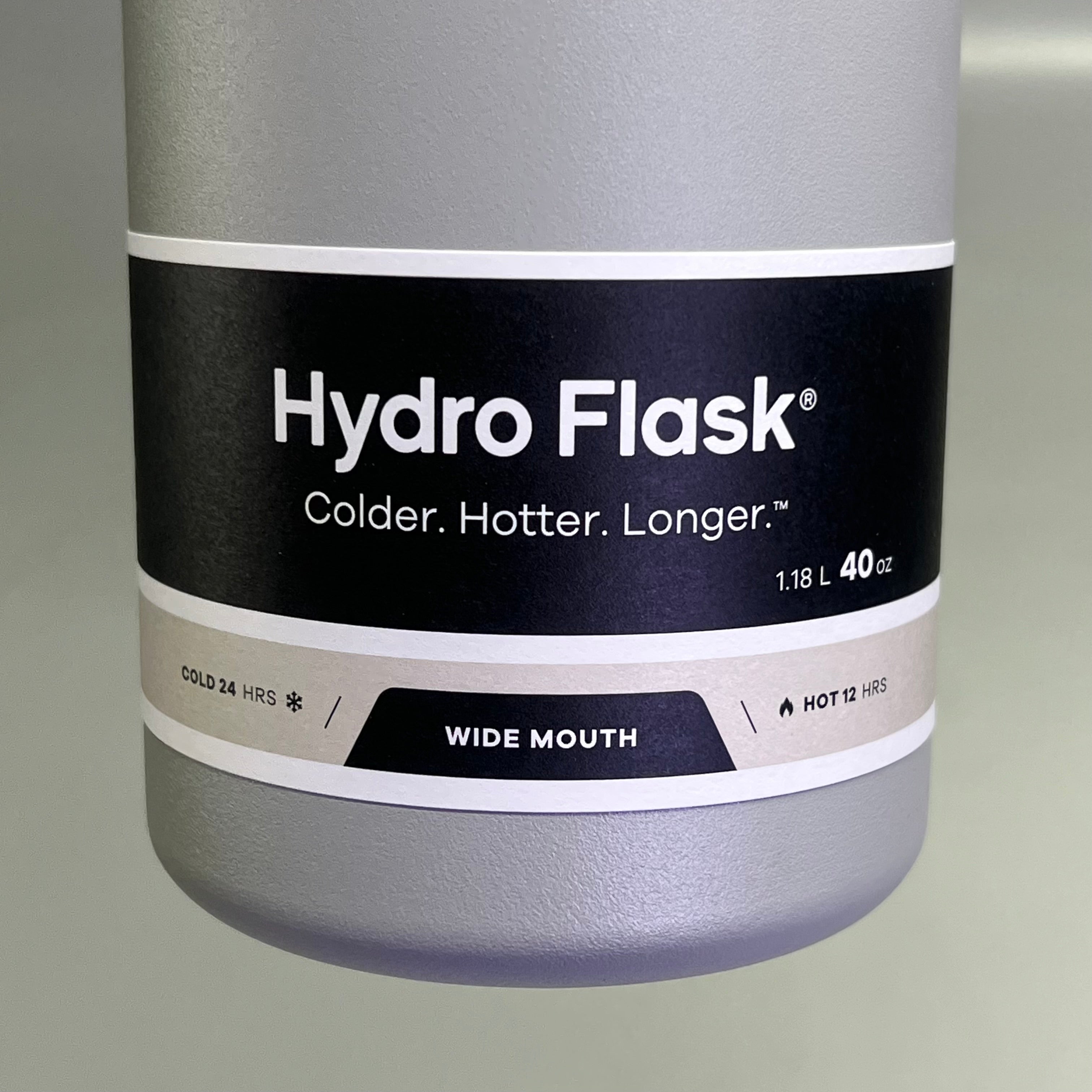 40oz Stainless Steel Insulated Wide Mouth Water Bottle