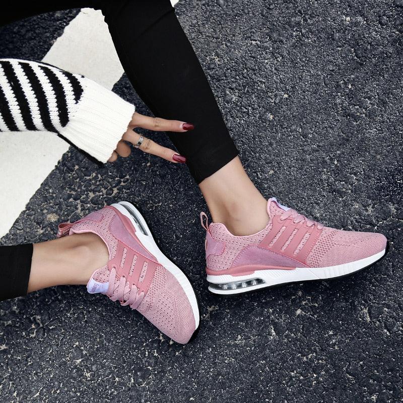 Women’s Lightweight Mesh Running Sneakers Air Cushion